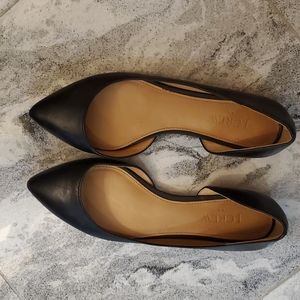 J crew Black Flats